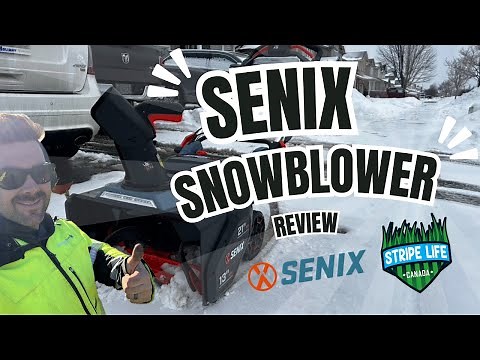 21" Senix Battery Snow Blower Review: Performance & Control in Action