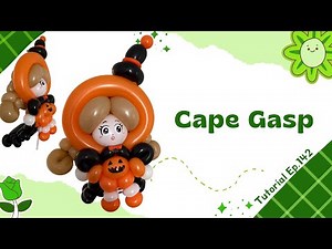 🎃 How to make a 'Cape Gasp' | Halloween Style | Step-by-step Tutorial