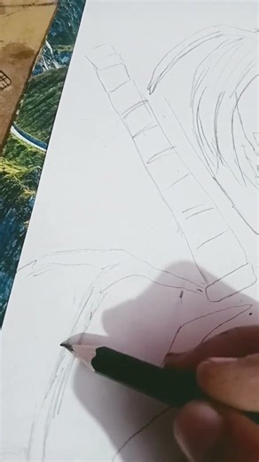 drawing of trunks part 2 base form vs ssj