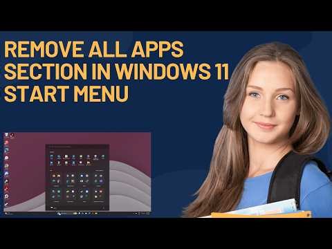 Remove All Apps Section in Windows 11 Start Menu (2026 Method)