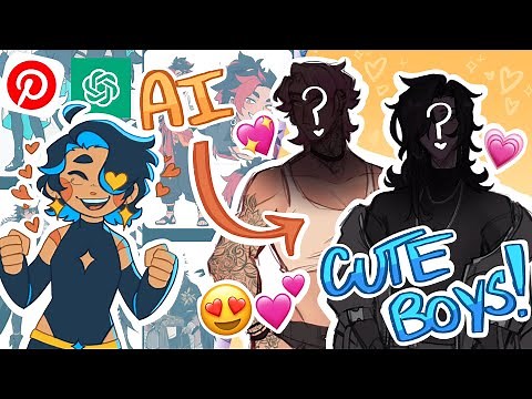 turning AI art into real OCs AGAIN! (cute boys edition)
