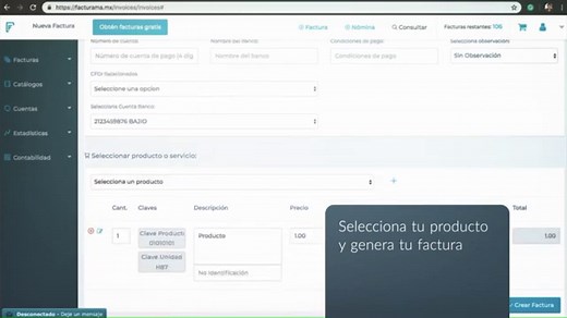 Factura en dólares desde México