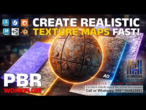 Create Realistic Texture Maps Fast! PBR Workflow