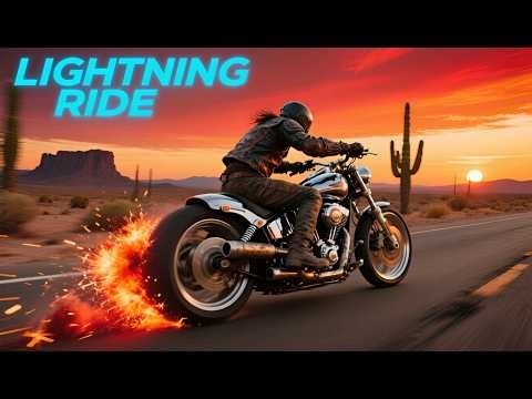 Hard Rock Riding Mix 🎸 Aggressive Guitar Energy | Lightning Ride