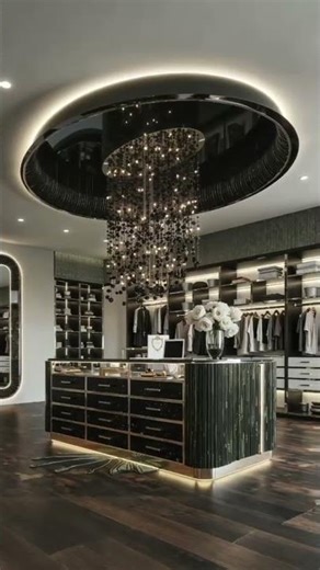 Inside a Ultra-Modern Luxury Closet | Million-Dollar Dressing Room Tour &interior Design inspiration