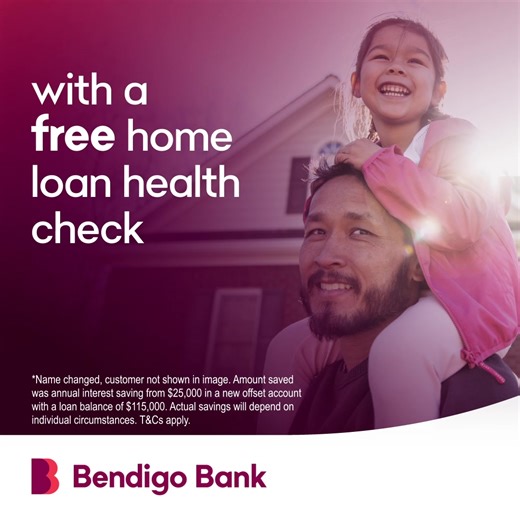 All over Australia, homeowners are saving $ with a free Bendigo Bank home loan health check. How much could you save? | Bendigo Bank