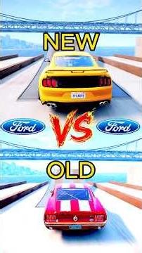Old vs New Mustang #1 - BeamNG.drive #automobile #beamngdrive #viral #mustang