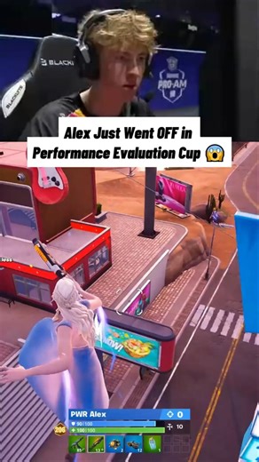 Alex Just Went OFF in Performance Evaluation Cup 😱 #alex #fortnite