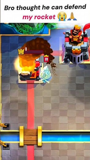 "God please save me" ahh monk 😭💔🥀 #clashroyale