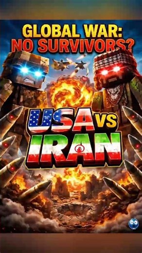 USA vs IRAN: The Ultimate Minecraft War! 😱🔥 #minecraft #animation #war #ww3