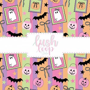 Pumpkin Seamless Pattern-pink Colorful Halloween Stripes-fabric Pattern Design-digital Download-repeating Pattern-ghost-bats-png File - Etsy Canada