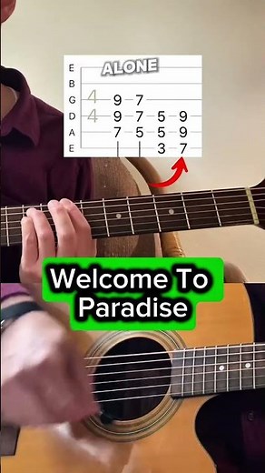 FULL TAB “Welcome To Paradise” Guitar Tab - Green Day