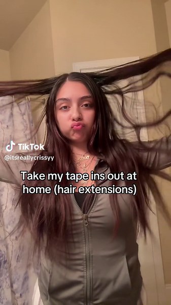 Removing Tape-In Hair Extensions Safely at Home