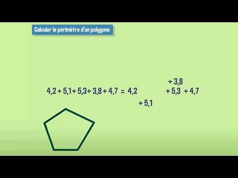Géométrie : calculer le périmètre d'un polygone - CM1
