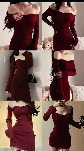 This Dress is a MUST ❤️💄 #maroondress #maroon #dress #vjfiliate #affiliate #affiliatemarketing