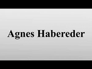 Agnes Habereder