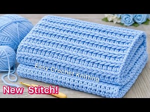 This Easy Crochet Stitch Is Everywhere! 😍 Beginner-Friendly & Beautiful | Baby Blanket & Shawl