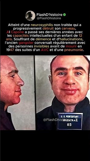 Al Capone : de l’empire criminel à la démence.