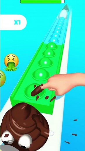 Pop Run 3d 💩 level 40 💩 #gamplayvideo #games #ffshorts #headshot #gaming #gaming #funny #funnygame 💩