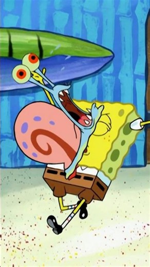 gary attacks spongebob?! 🐌👹