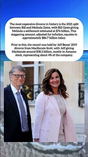 The Most Expensive Divorces in History: Gates, Bezos, and Billion-Dollar Breakups