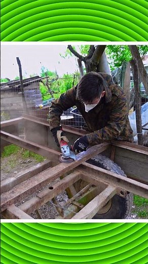 Satisfying Rust Removal From Trailer Frame