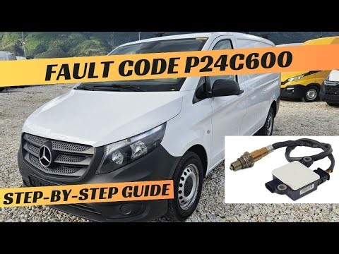 Mercedes Vito W447 P24C600 Particulate Matter Sensor Fault