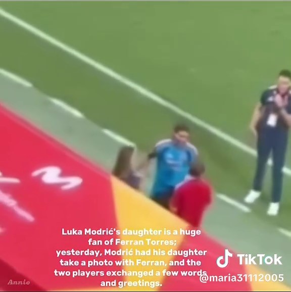#annie #foryoupage❤️❤️ #ferrantorres #lukamodric | luka modric daughter ferran