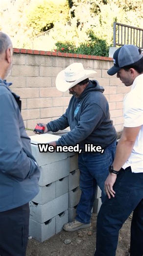 RSC Pools • Design & Build on Instagram: "This is the part people don’t see. Standing around, measuring, talking it through. Block size, overhang, caps, finish. If this part’s off, everything after it is too. #landscaping #construction #pools #bluecollar #ceo"