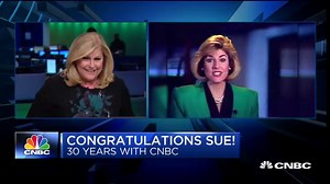 CNBC celebrates Sue Herera's 30th anniversary