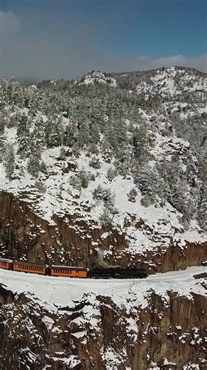 110K views · 95 reactions | The iconic High Line, Horseshoe Curve, Animas River Gorge—make lasting memories experiencing these famous vantage points aboard the Cascade Canyon Winter Train. Runs Nov 21-May 1. Book your trip now to see it for yourself! | Durango & Silverton Narrow Gauge Railroad | Facebook
