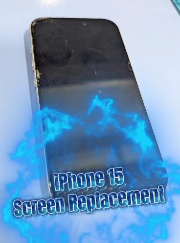 iPhone 15 Screen replaced in just 15 mins!!! Get your phone fixed at the cheapest price in town!! #belfastcity #antrim #cookstown #phonerepairshop #fixit