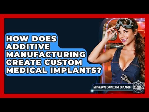 How Does Additive Manufacturing Create Custom Medical Implants? - Mechanical Engineering Explained