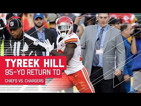 Tyreek Hill's Explosive 95-Yard Punt Return TD! | Chiefs vs. Chargers | NFL Wk 17 Highlights