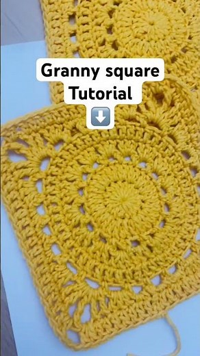 How to Crochet Granny Square for Absolute Beginner | Easy to follow #crochet #grannysquare
