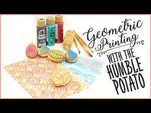 Geometric Printing with the Humble Potato