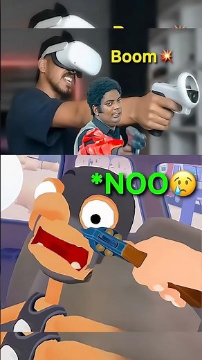 GT on terror mode😤 VR Real GUN🔫Game therapist VR