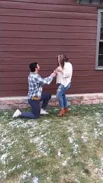 Girl Gets Excited And Screams In Joy As Her Boyfriend Proposes - 1161312