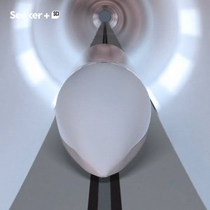 510K views · 1.3K reactions | Take a look at the first pod prototype for Dubai’s proposed 700mph Hyperloop. | Seeker by The Verge | Facebook