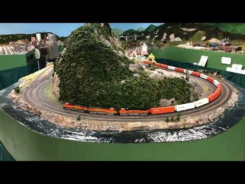 Orlando N-Trak's Permanent N Scale Layout