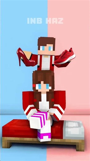 JJ Sister Left or Right? 🤩😳 - MAIZEN Minecraft Animation #shorts #minecraftanimation #maizen