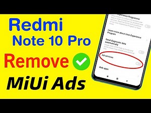 How to Stop Ads in Redmi Note 10 Pro | Redmi Note 10 Pro Remove Ads