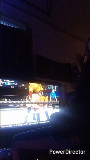 WWE Svr 2006 PSP on laptop 💻 projector on the tv playing as Batista!🎮👀🎧