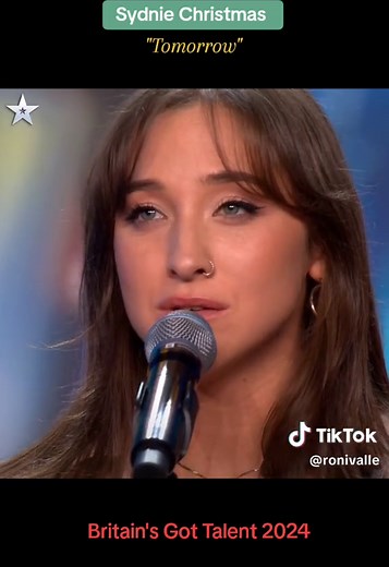 Sydnie Christmas Sings 'Tomorrow' at Britain's Got Talent 2024