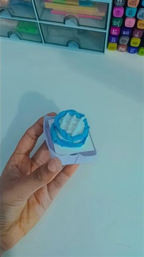 Turning Paper into a 3D Cake Card #diy #art #craftboxx #claybracelet #painting #desksetup