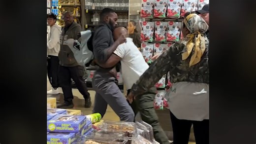 Fight inside downtown LA Whole Foods caught on video
