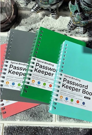 No more forgotten passwords #passwordbook #forgotpassword #password #accounts #notebook