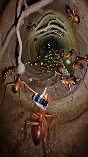 Journey into the Ant Kingdom:Hidden Colony Life Exposed#Ants#MacroWorld#SpyCam#Microscopy#InsectLife