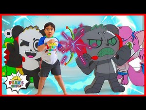 Ryan's Friends Turn to CardBoard Pretend Play! - Videos For Kids