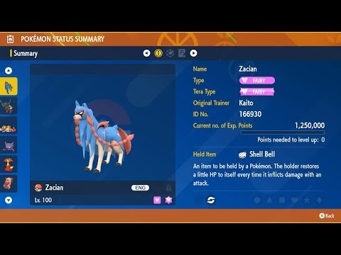 Zacian (Any NPCs) - Solo #13 - 7 Star Roaring Moon Raid - Pokemon Scarlet